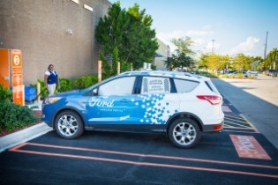 Ford and Walmart Self-driving Delivery Vehicle